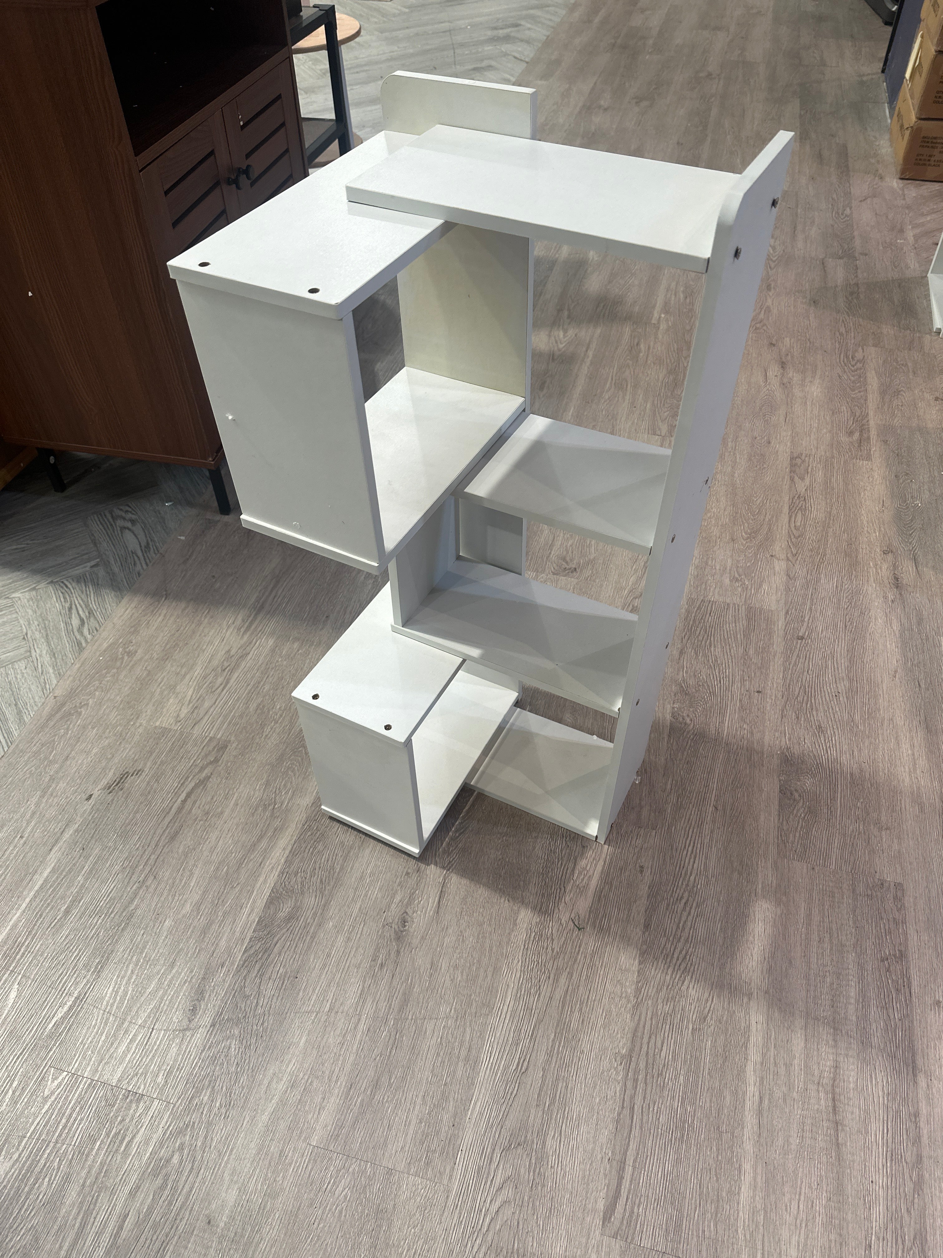 3 Tier Desktop Book Shelf Organisers White