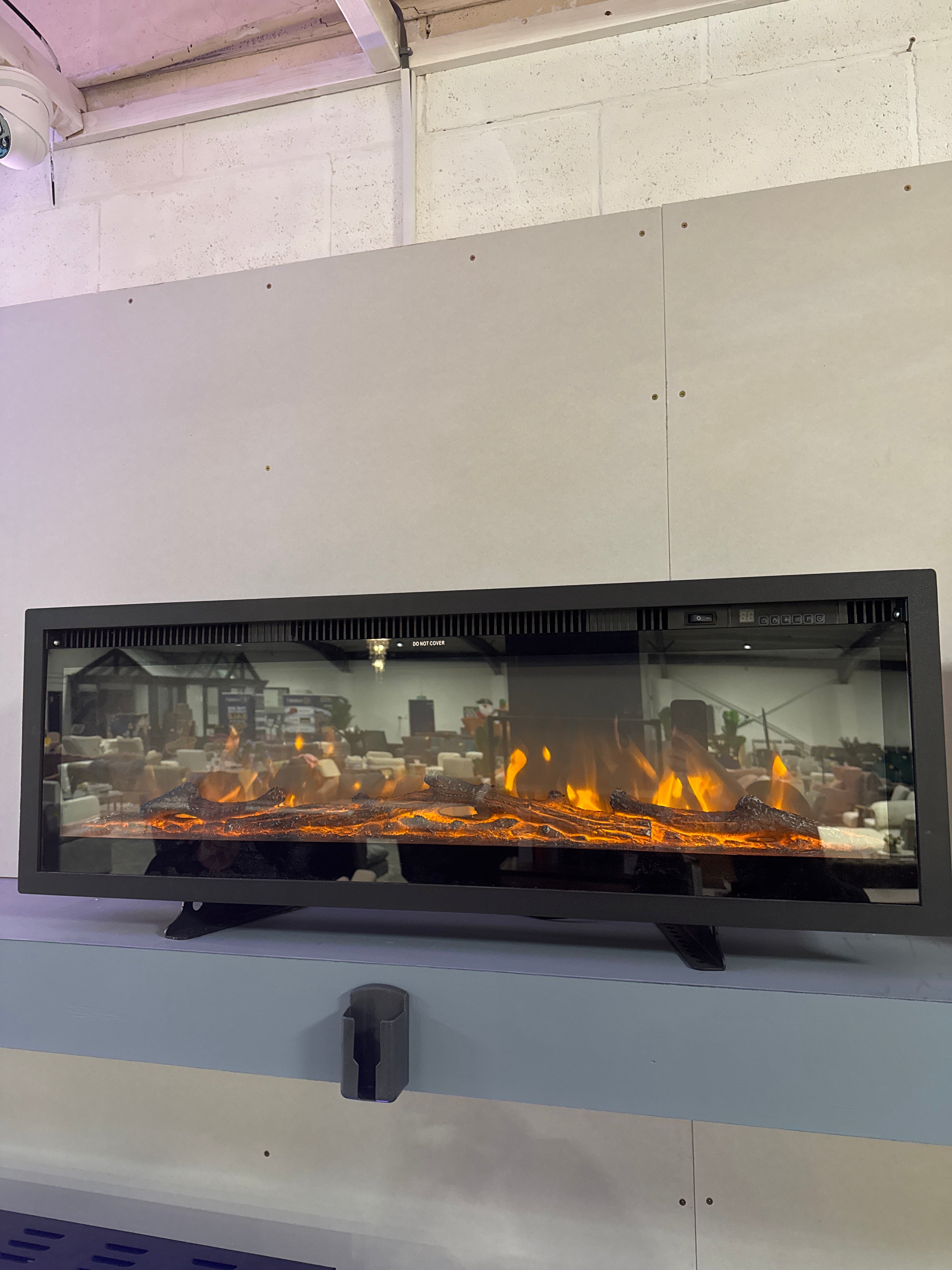 40/50/60 Inch Insert/Wall Mounted Electric LED Fireplace Fire Heater with 9 Flames Mode