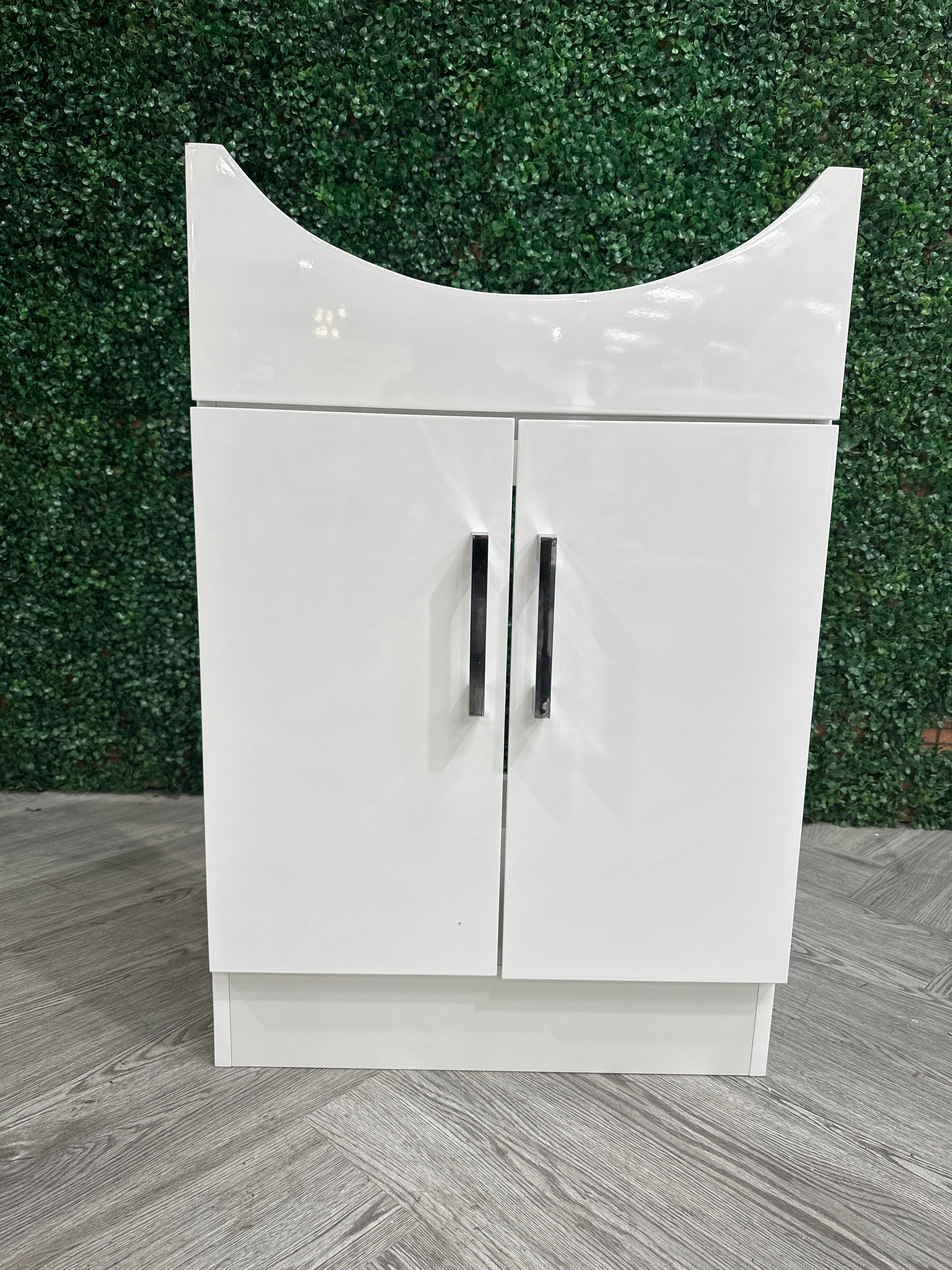 White 2 Doors Bathroom Vanity Unit Under Sink Storage Cabinet