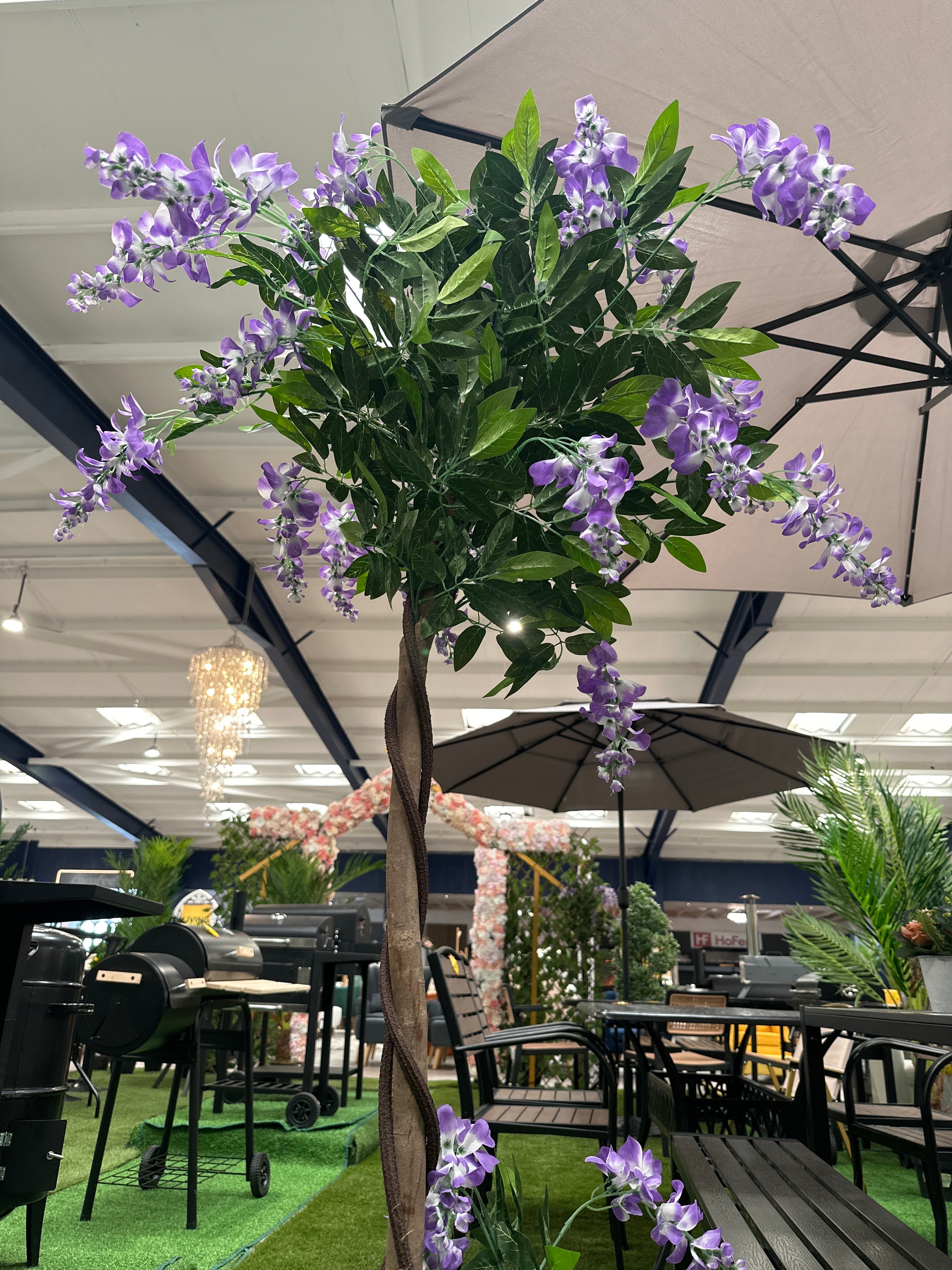 160cm H Large Artificial Realistic Blossom Tree Plant in Pot