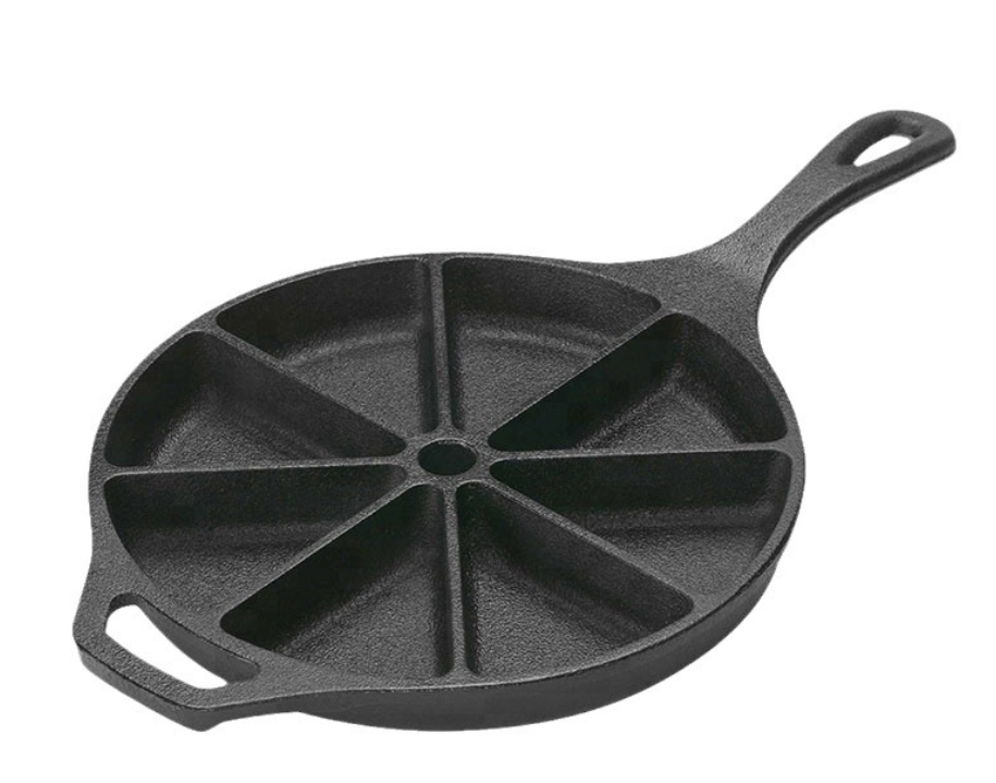 New Non Stick 8 Slice Cast Iron Frying Pan