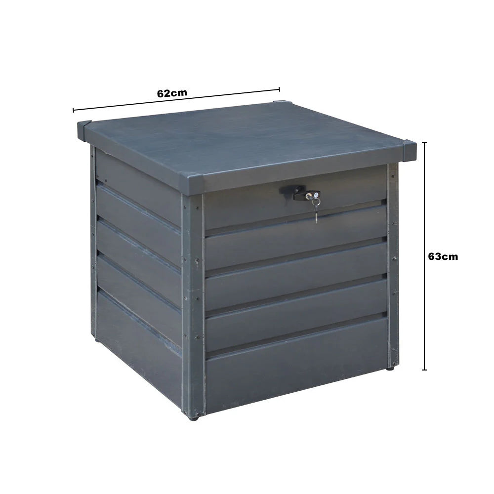200L Metal Outdoor Garden Storage Box Lockable