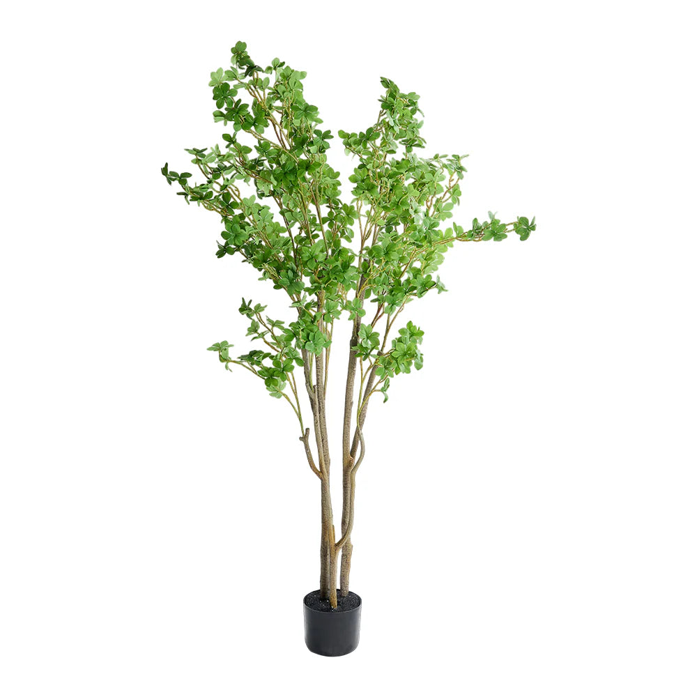 New Artificial Enkianthus Tree Potted Plant Home Decoration