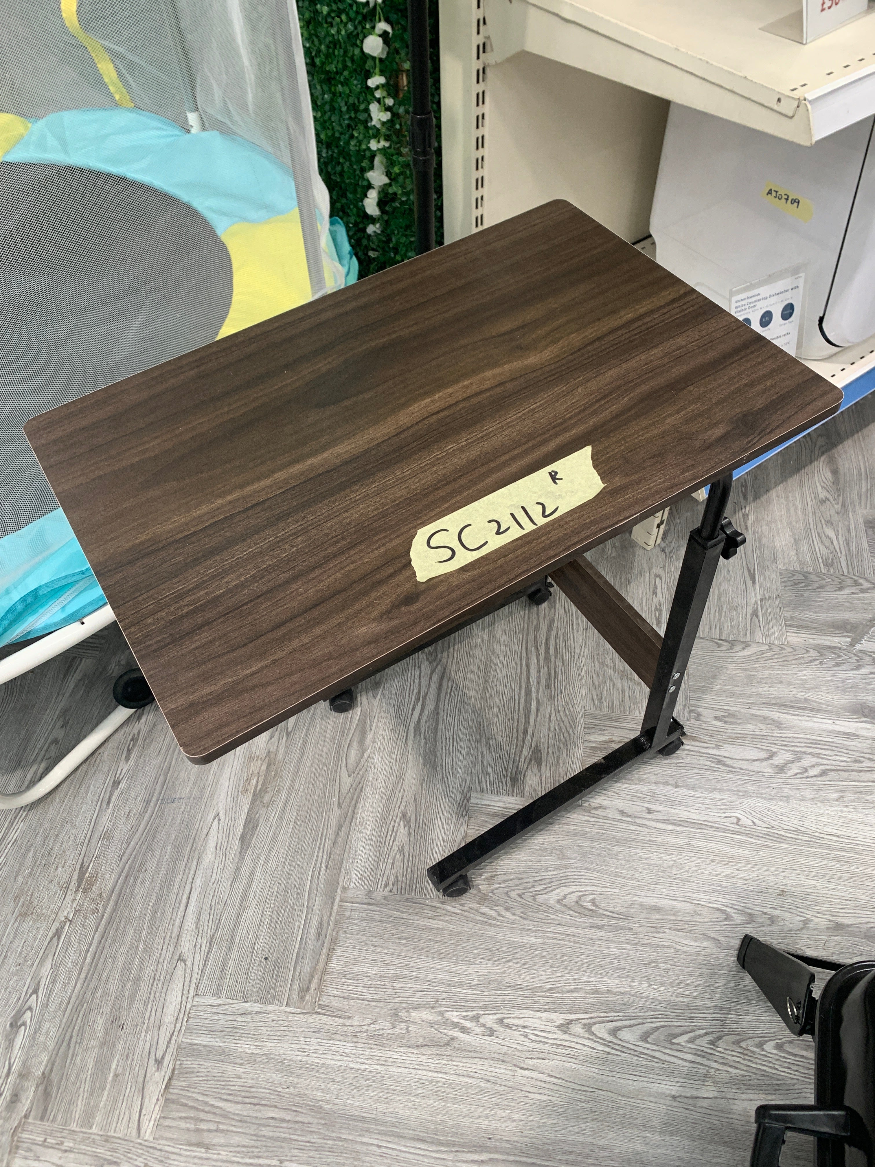 Height Adjustable Mobile Bed Table