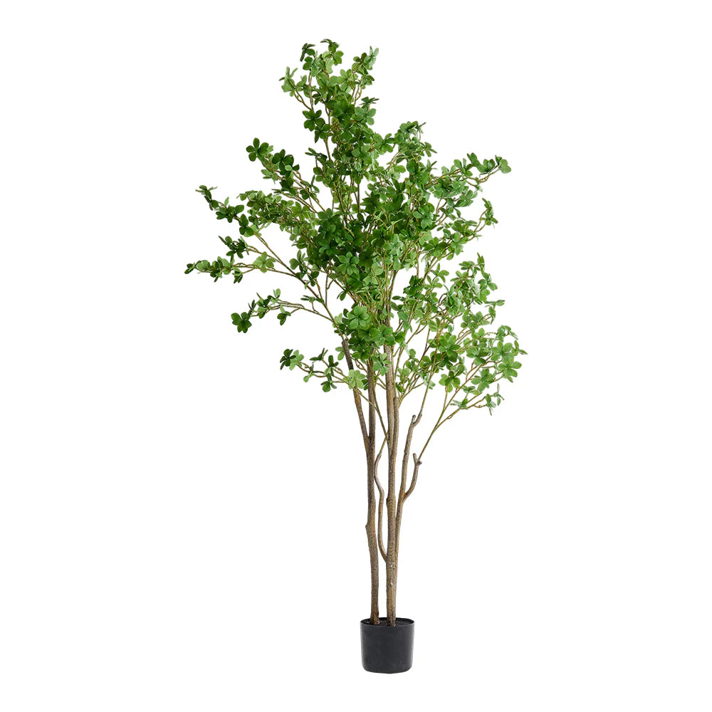 New Artificial Enkianthus Tree Potted Plant Home Decoration