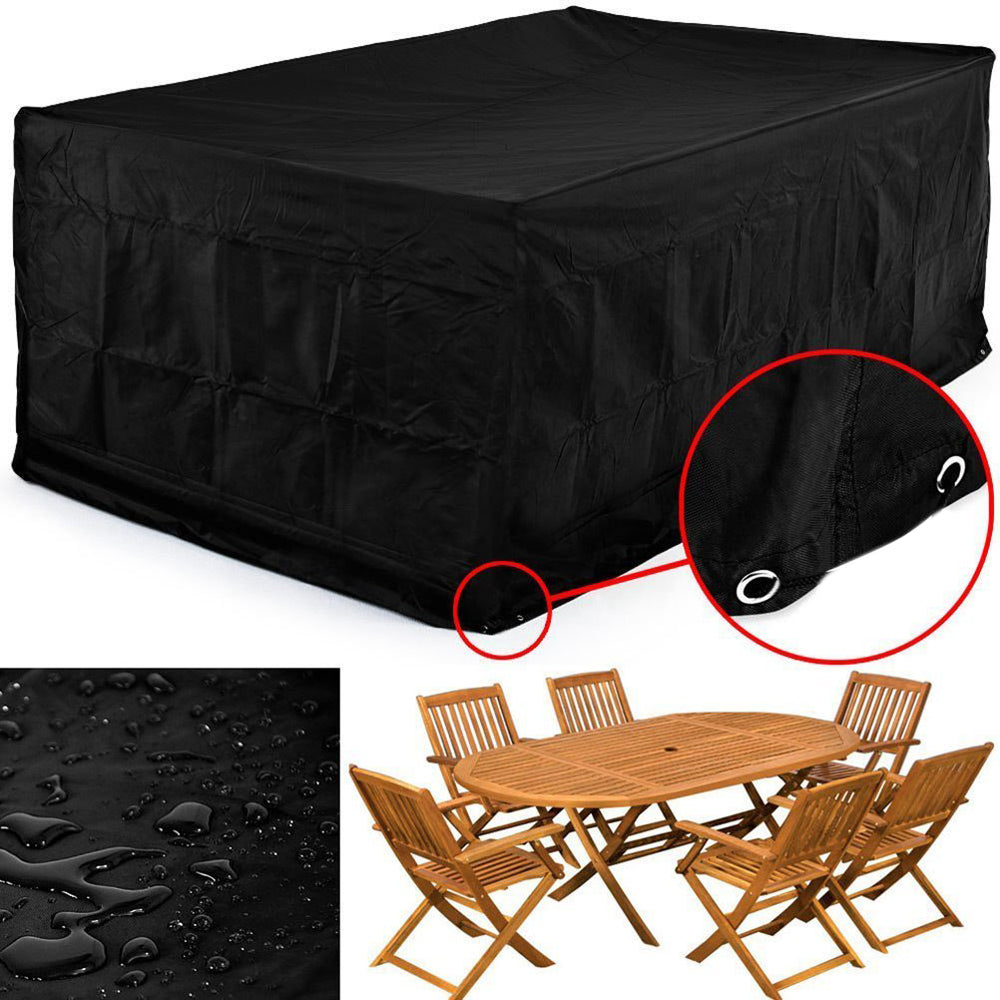 Outdoor Garden Table Cover Black