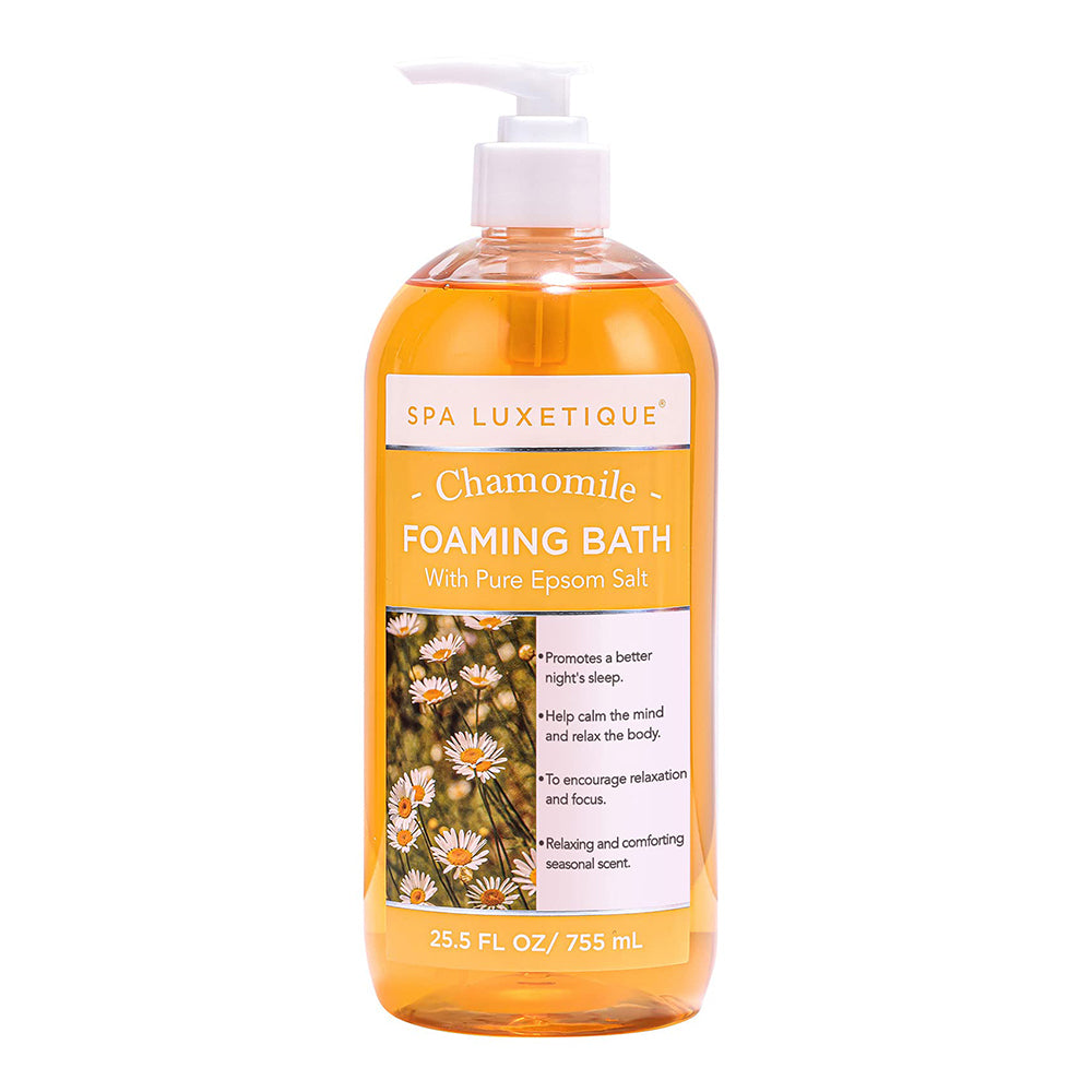 Chamomile Foaming Bath with Pure Epsom Salt 755 ML