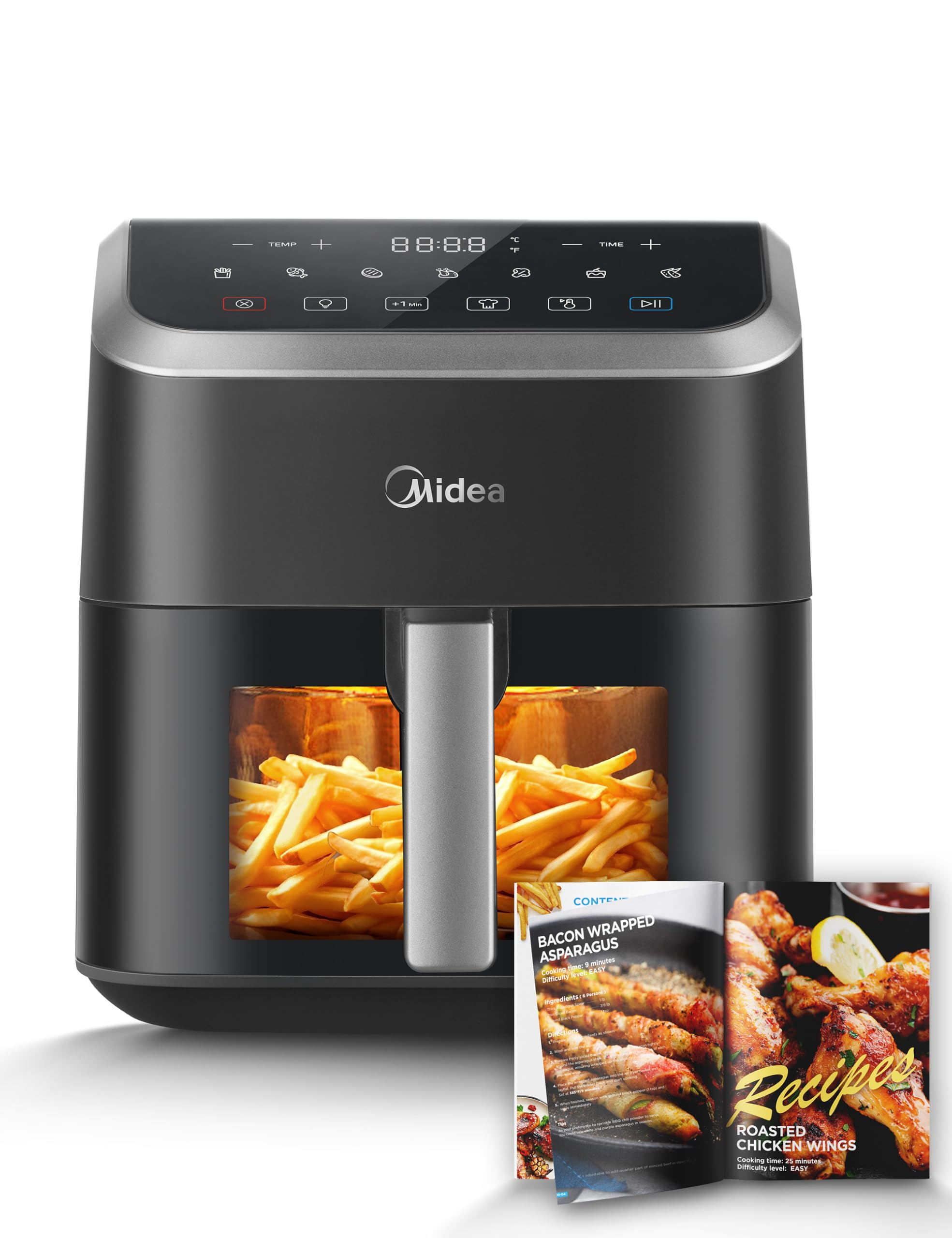 New 5L Touch Control Air Fryer with Display