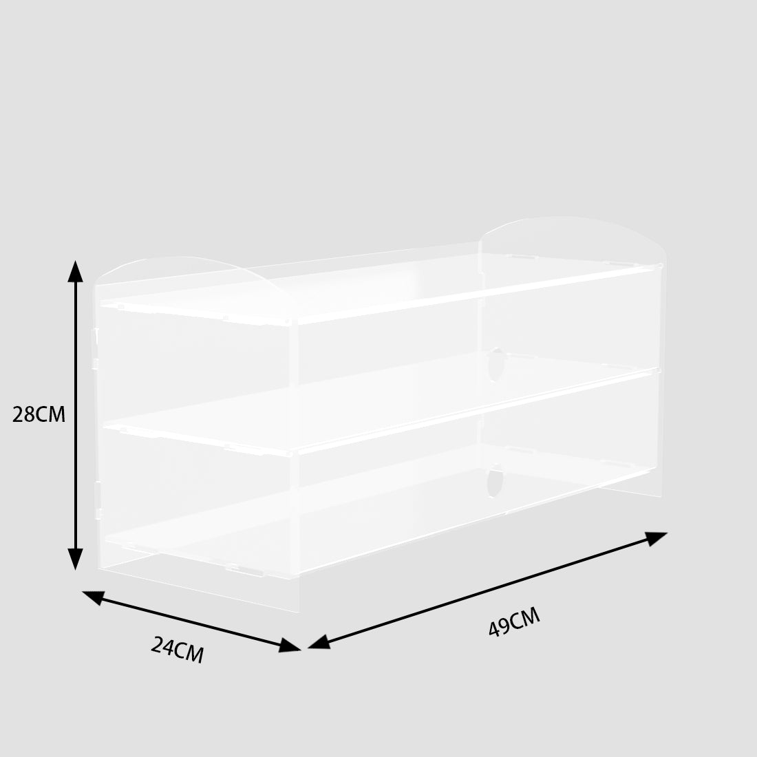 Acrylic Bakery And Cake Display Cabinet