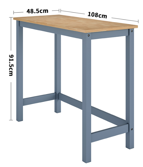 New Rustic Wooden Bar Table