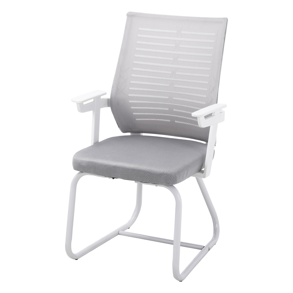 New Office Desk Mesh Chair Computer Chair Light Grey