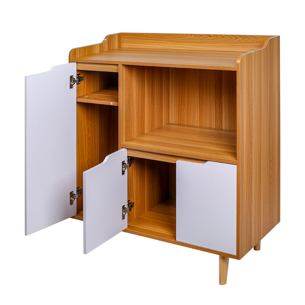 New Kitchen Sideboard Cabinet Storage Cupboard With 3 Doors