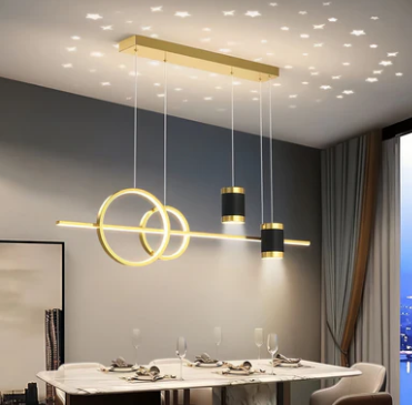 Modern Chandelier Ceiling Light Golden