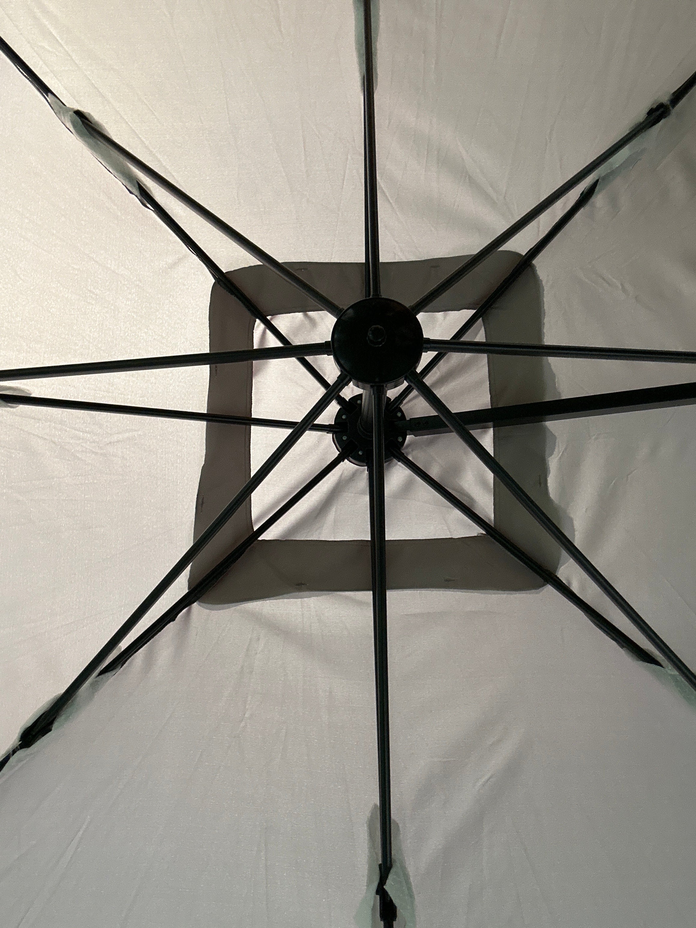 3M x 3M Large Square Canopy Rotating Outdoor Cantilever Parasol