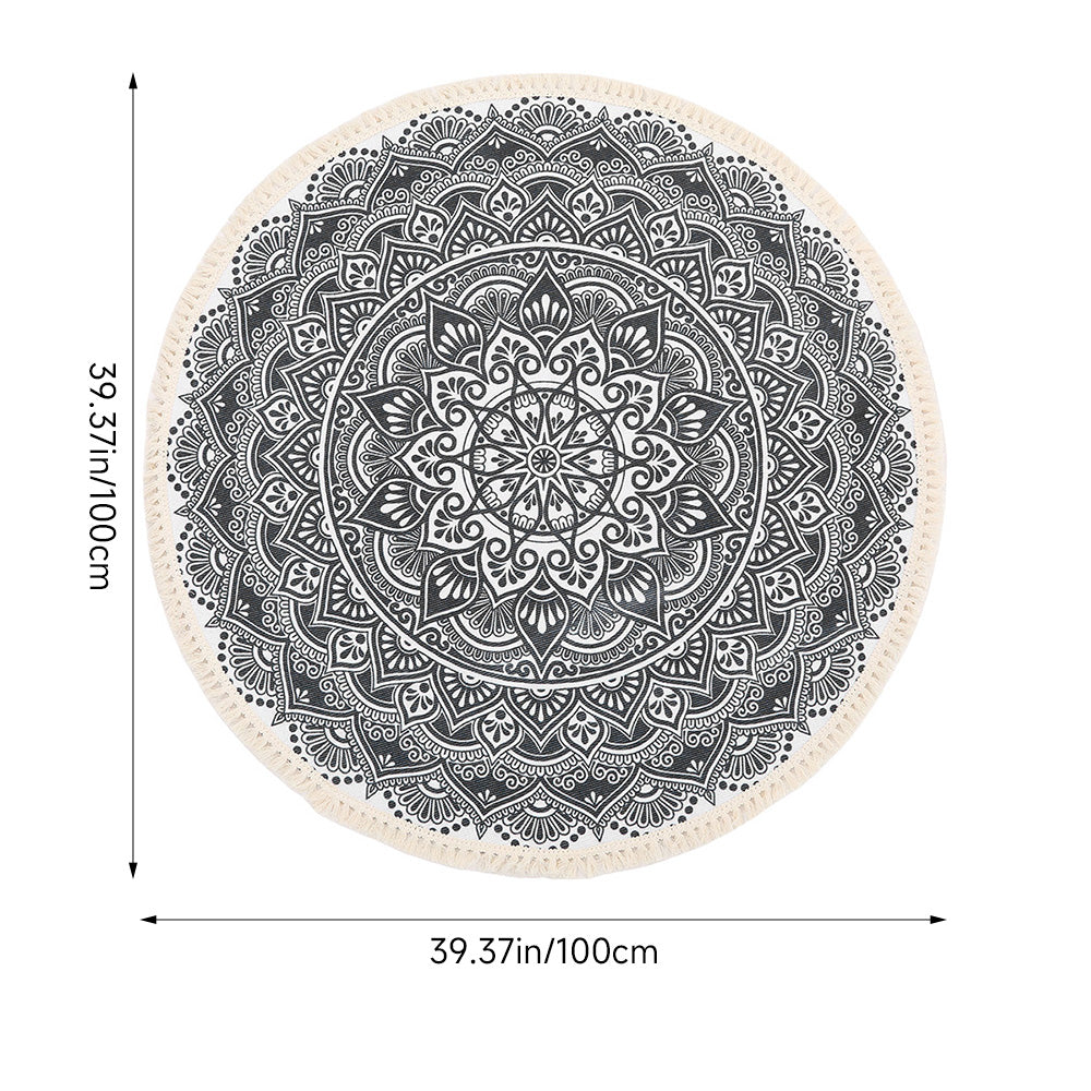 Round Carpet Rug 100cm Dia