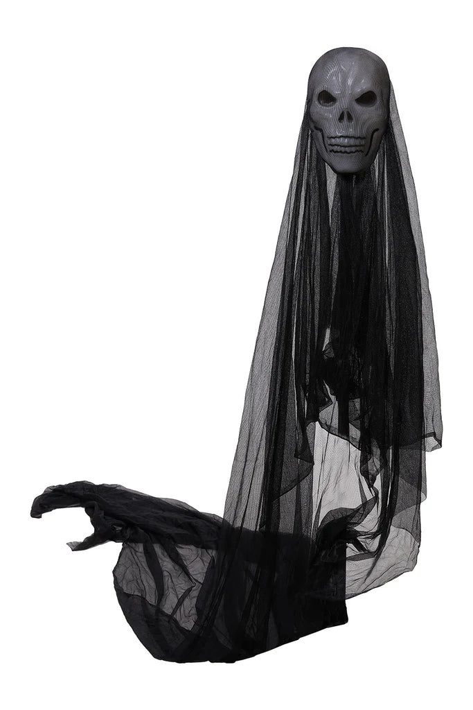 Halloween Sound Control Glowing Hanging Skeleton Ghost JR0009