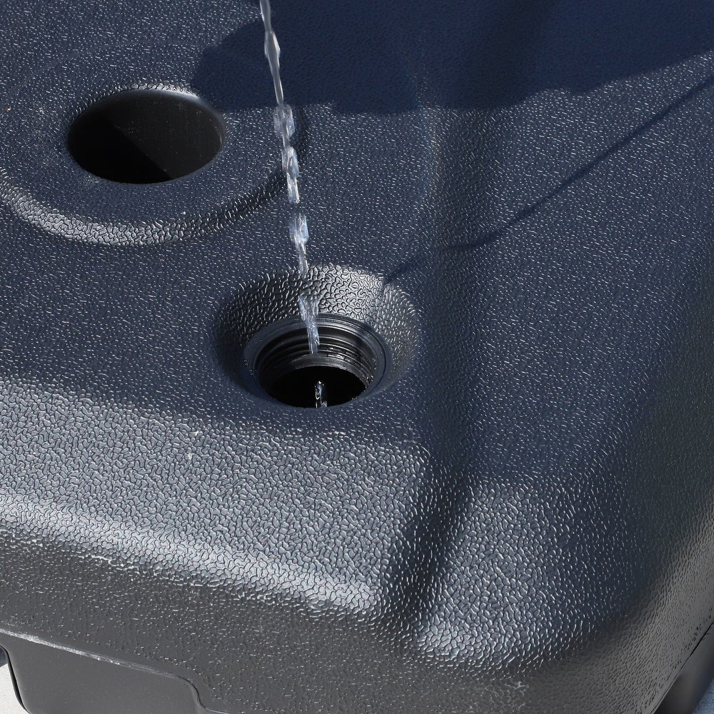 HDPE Water and Sand Filled Freestanding Parasol Base with Wheels