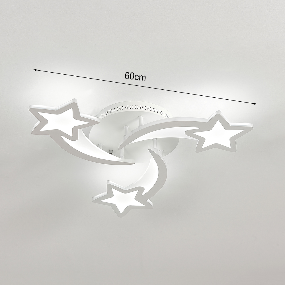 Childlike Shooting Stars LED Energy-efficient Ceiling Light Cool White Non-Dimmable