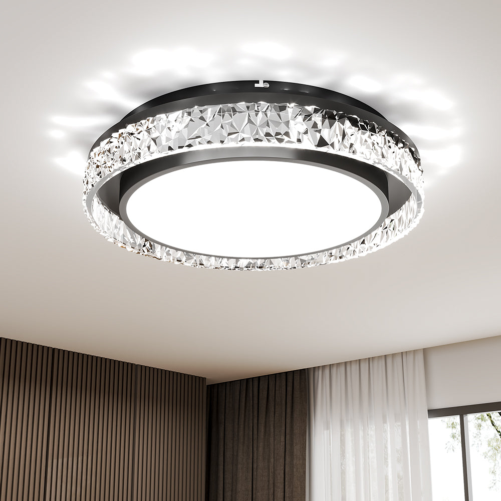 New Round Acrylic Flush Mount LED Ceiling Light 50cm Dia