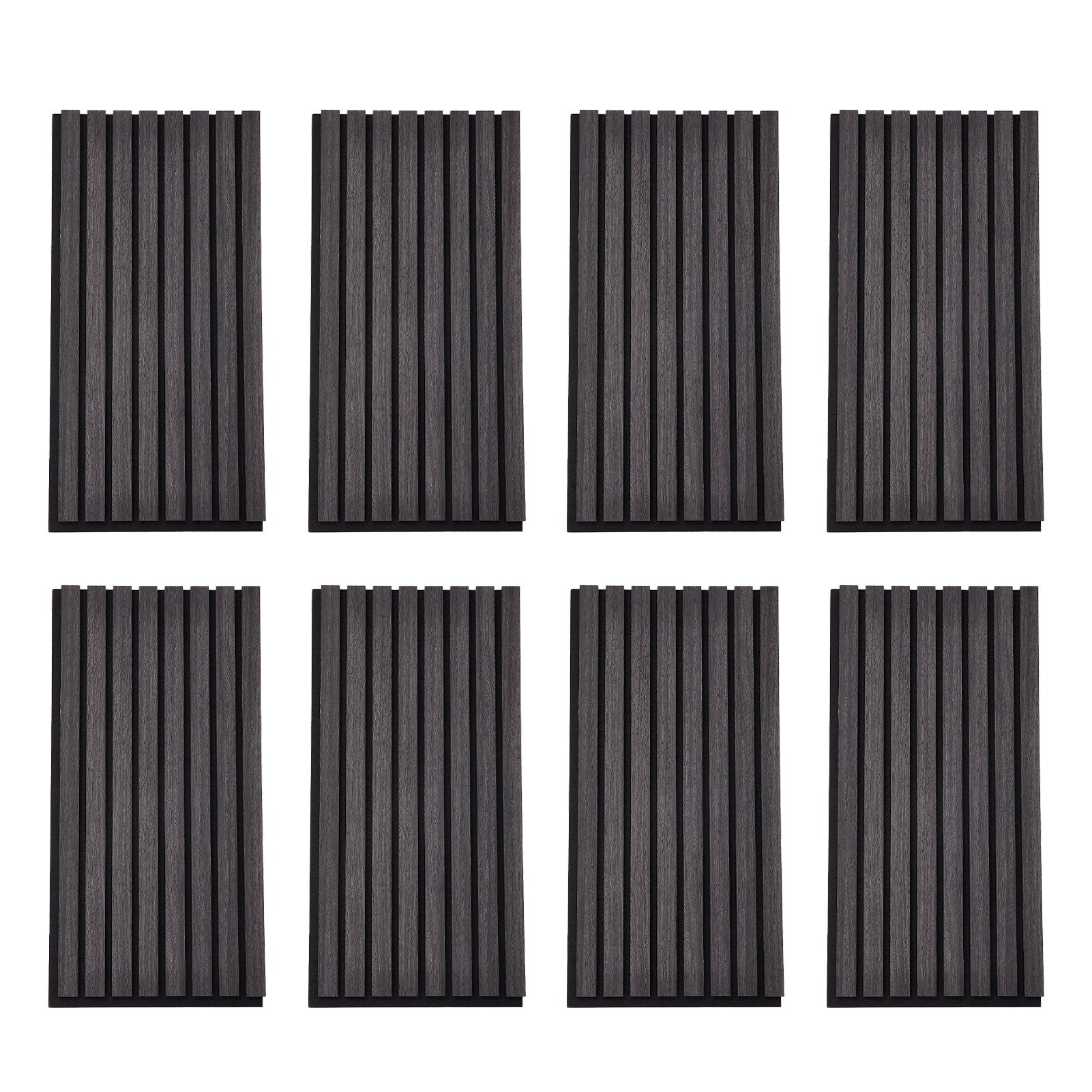 New 8 Pack Acoustic Wood Slat Wall Panels Interior Decor