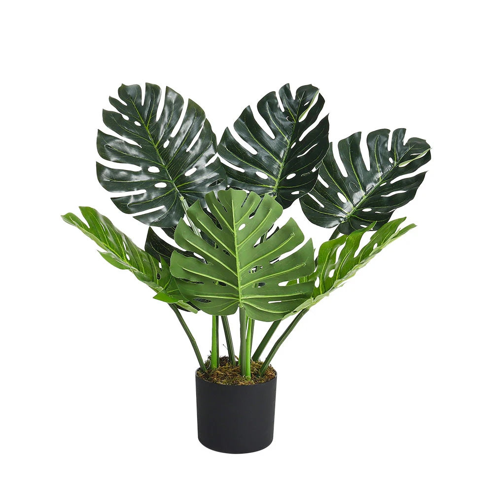 New 65cm Artificial Tropical Monstera Tree Faux Plant in Pot