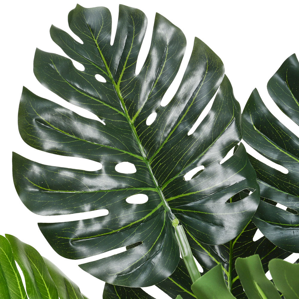 New 65cm Artificial Tropical Monstera Tree Faux Plant in Pot