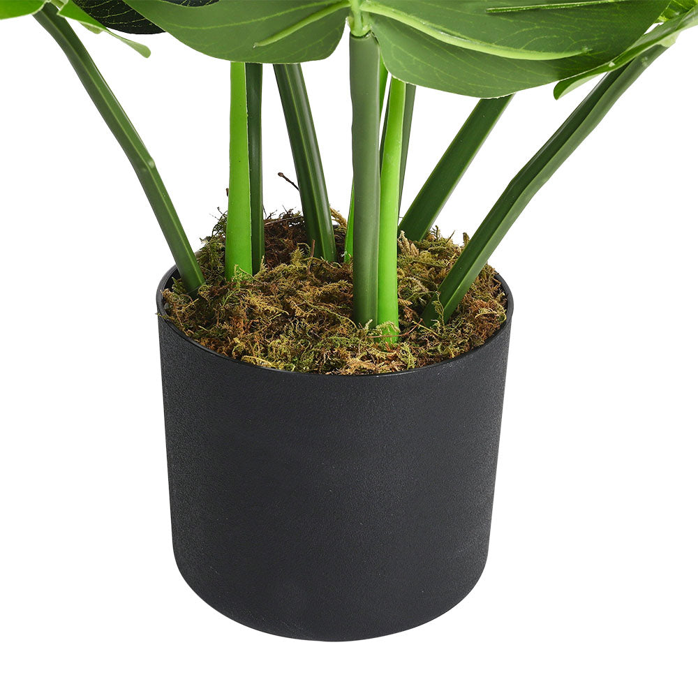 New 65cm Artificial Tropical Monstera Tree Faux Plant in Pot