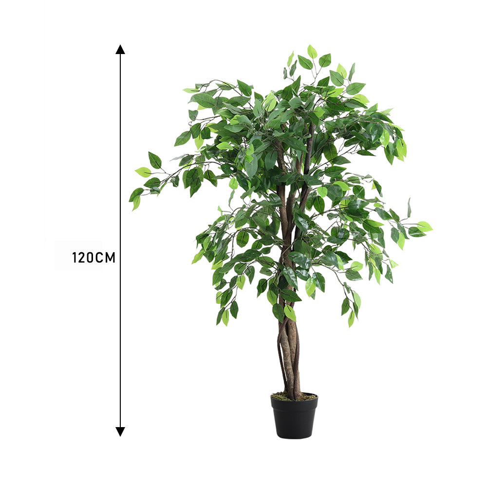 Artificial Green Banyan Tree UV Resistant Plant 120cm H