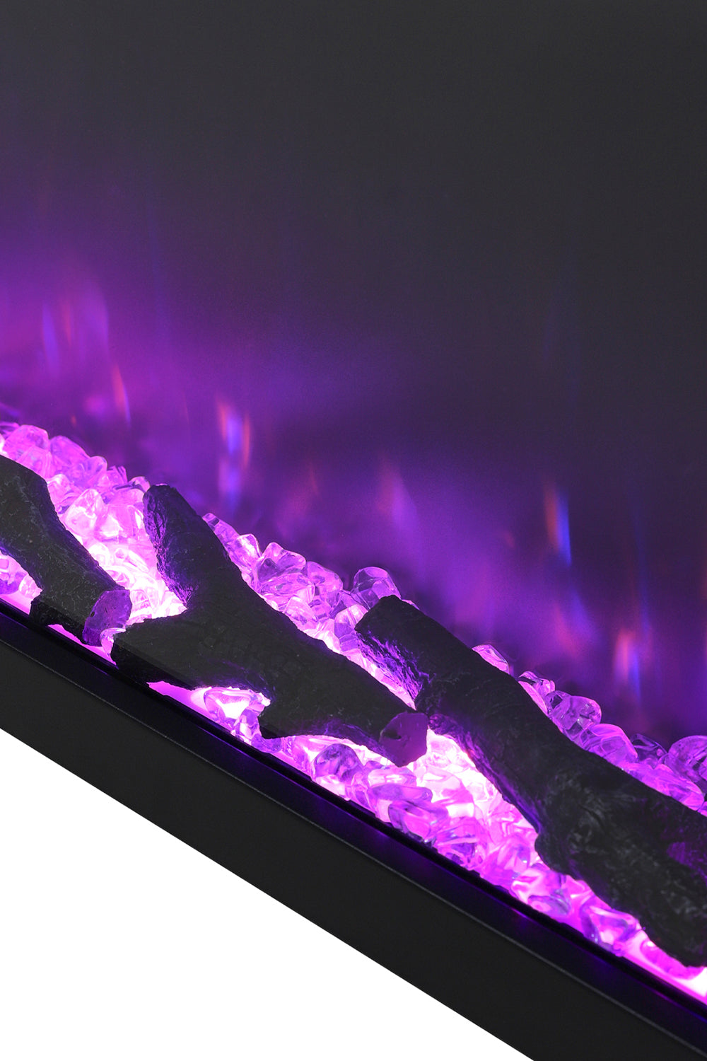 New 40/50/60/70/80 Inch 3 Sided Recessed/Freestanding Electric Fireplace