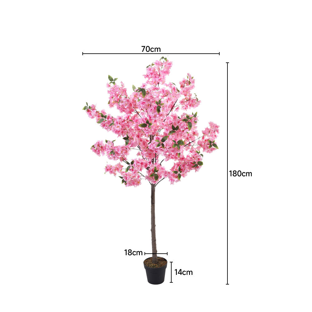 New Artificial Cherry Blossom Tree in Pot for Decoration 180cm Tall