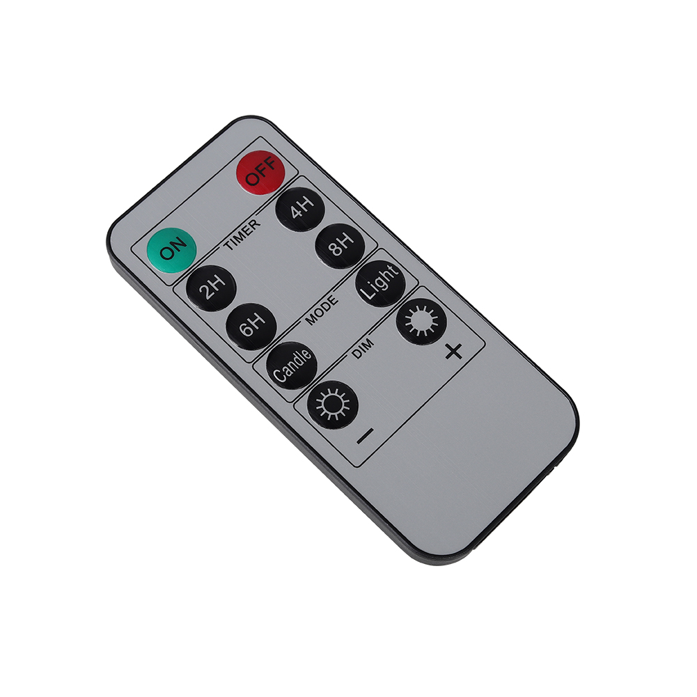 Set of 3 Battery Operated LED Candles with Remote