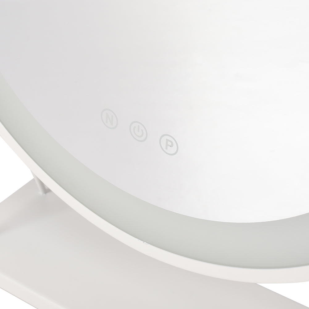 Contemporary Vanity Mirror with LED Lights with 3 Lighting Settings