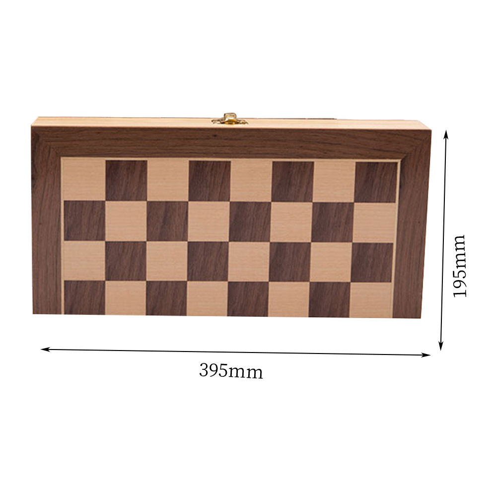 Foldable Wooden Magnetic Chess Set