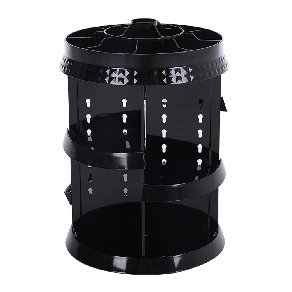 Rotating Cosmetic Storage Organiser Black