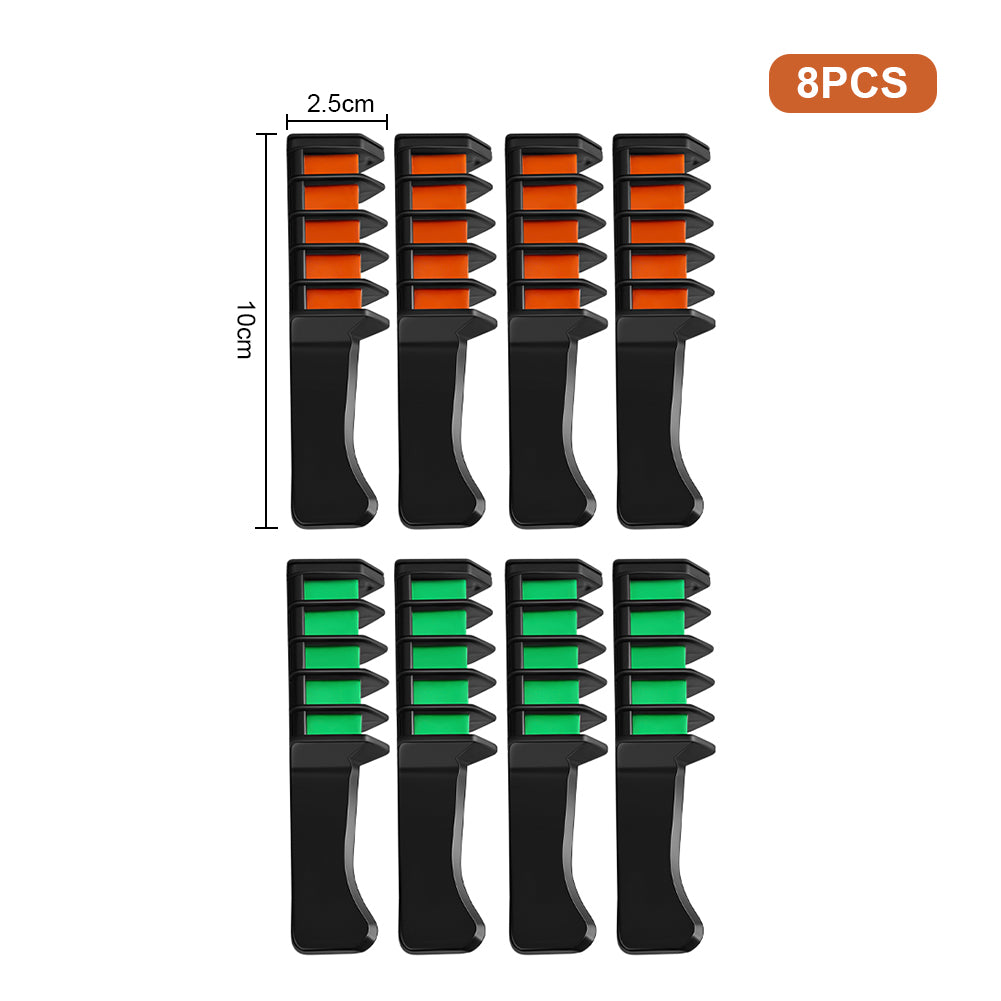 New 2 Colours Temporary Hair Chalk Comb Set