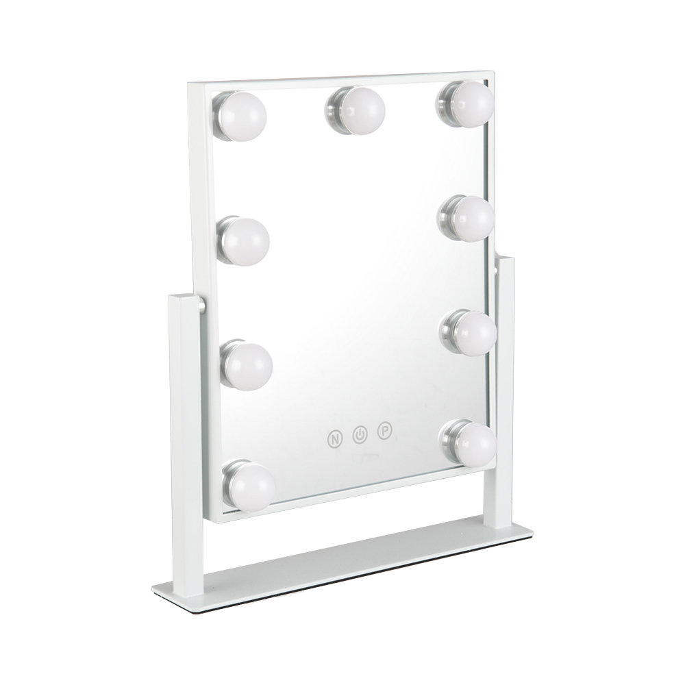 New Hollywood Vanity Mirror with 9 LED Bulbs 3 Colour Lighting Modes