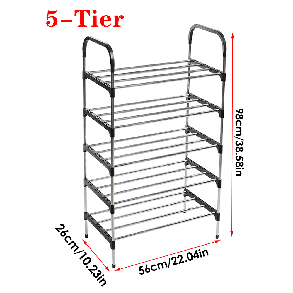 New Multi Tiers Shoe Rack Organiser Stackable Space Saving Shoe Shelf