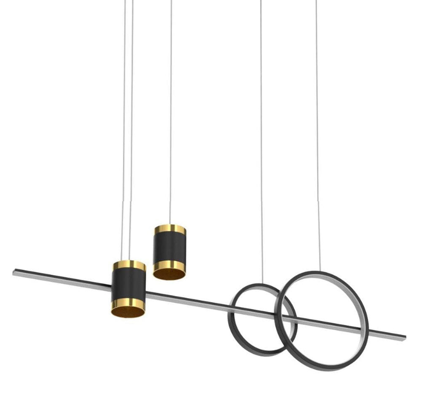 Modern Chandelier Ceiling Light Black