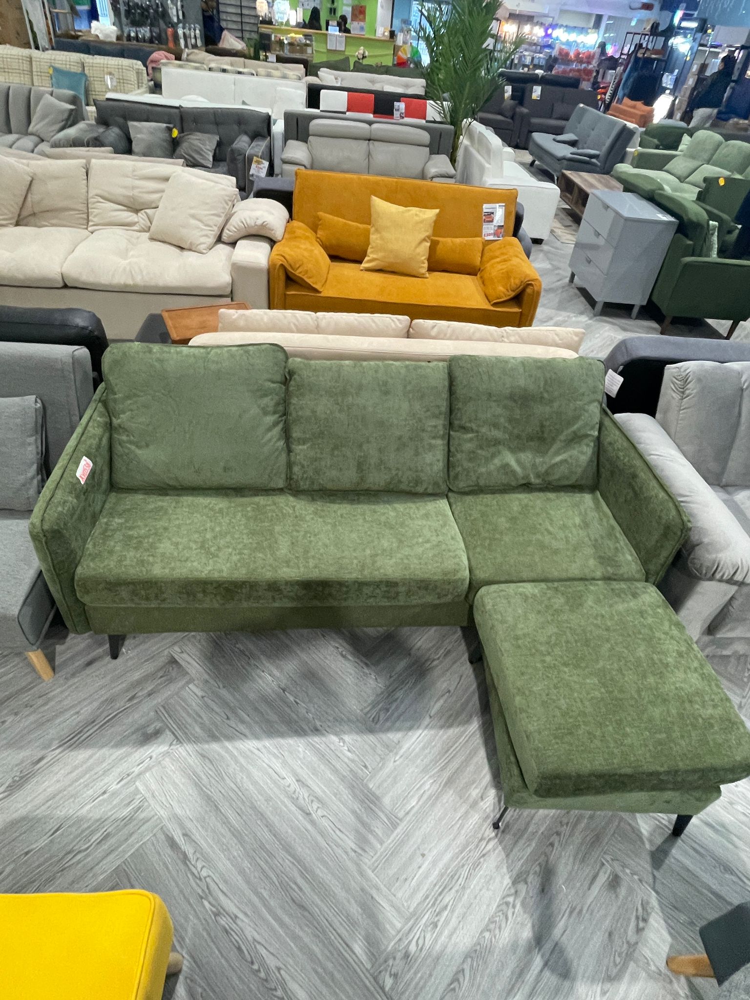 3 Seater Upholstered Corner Sectional Sofa