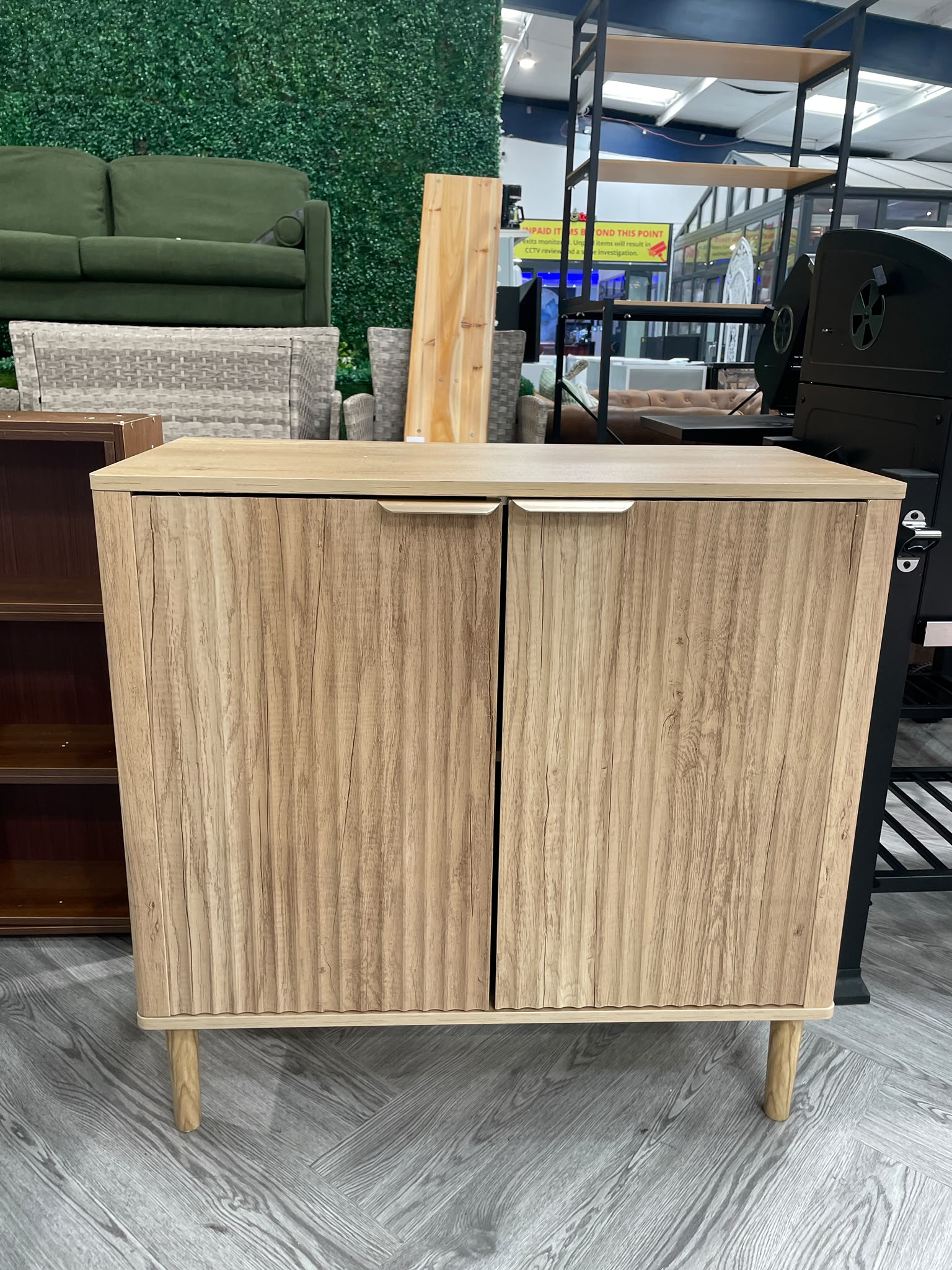 Sideboard Storage Cabinet with Double Doors & Adjustable Shelf