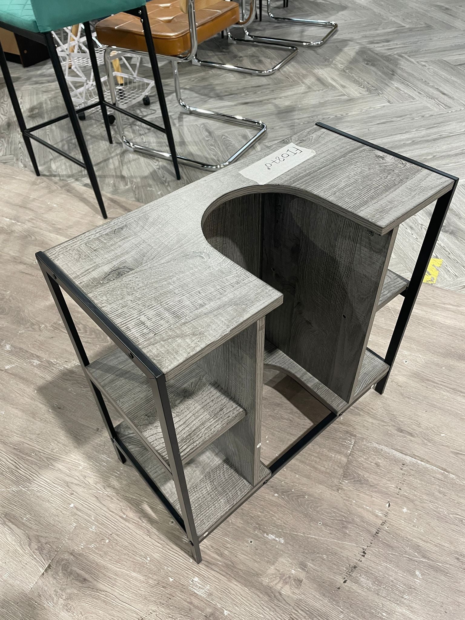 Single Door Under Sink Storage Cabinet with Metal Frame