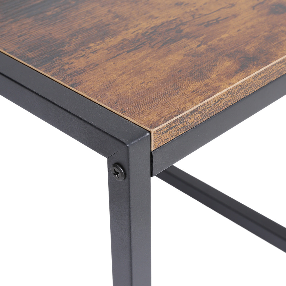 New Industrial Style Set of 3 Square Nesting Side Tables