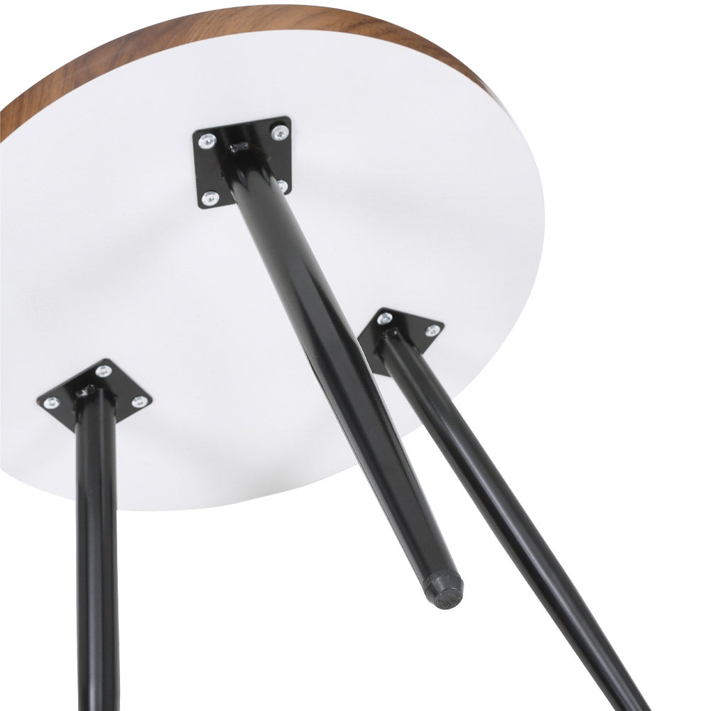 New Brown Wood Grain Nesting Coffee Tables