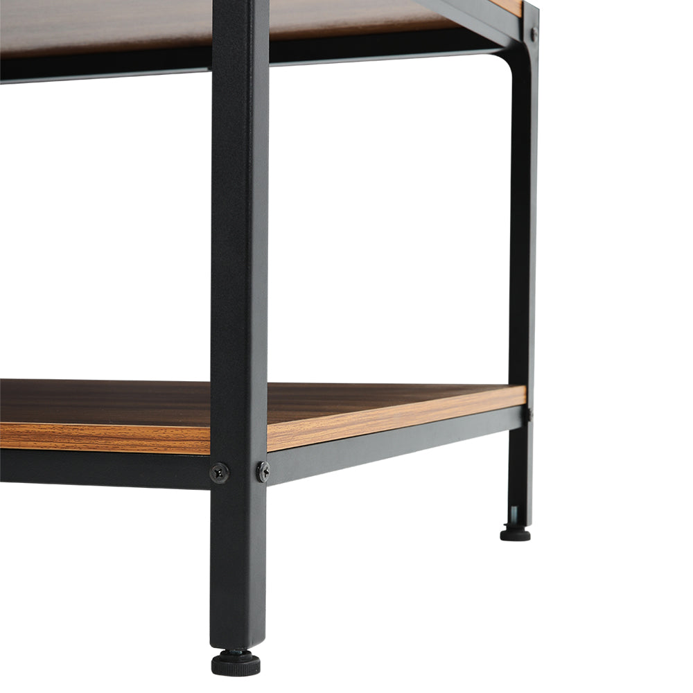 New 2-Tier Walnut Finish Coffee Table