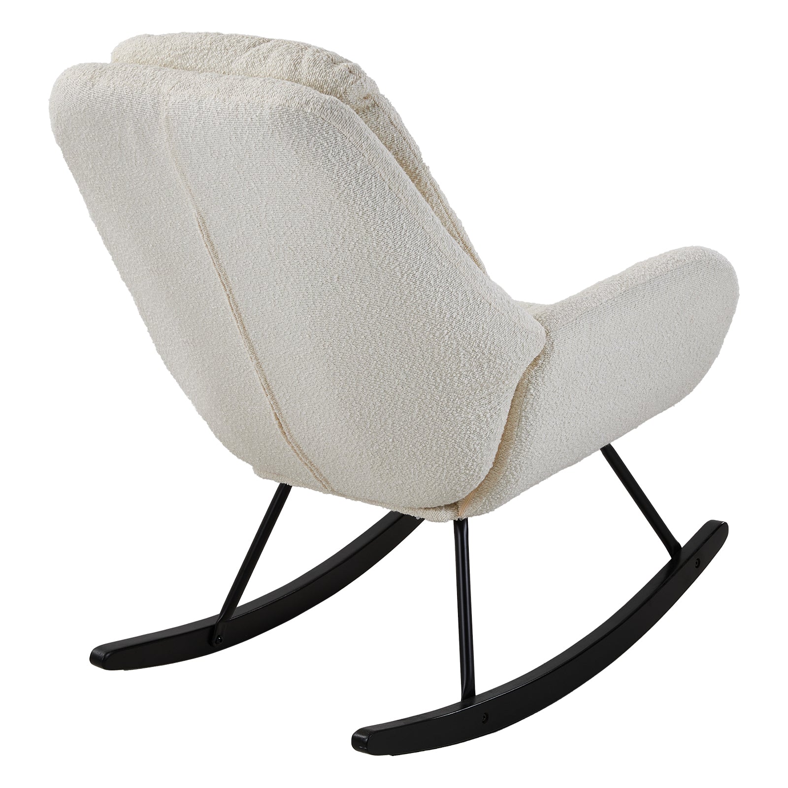 New Teddy Fleece Upholstered Rocking Chair