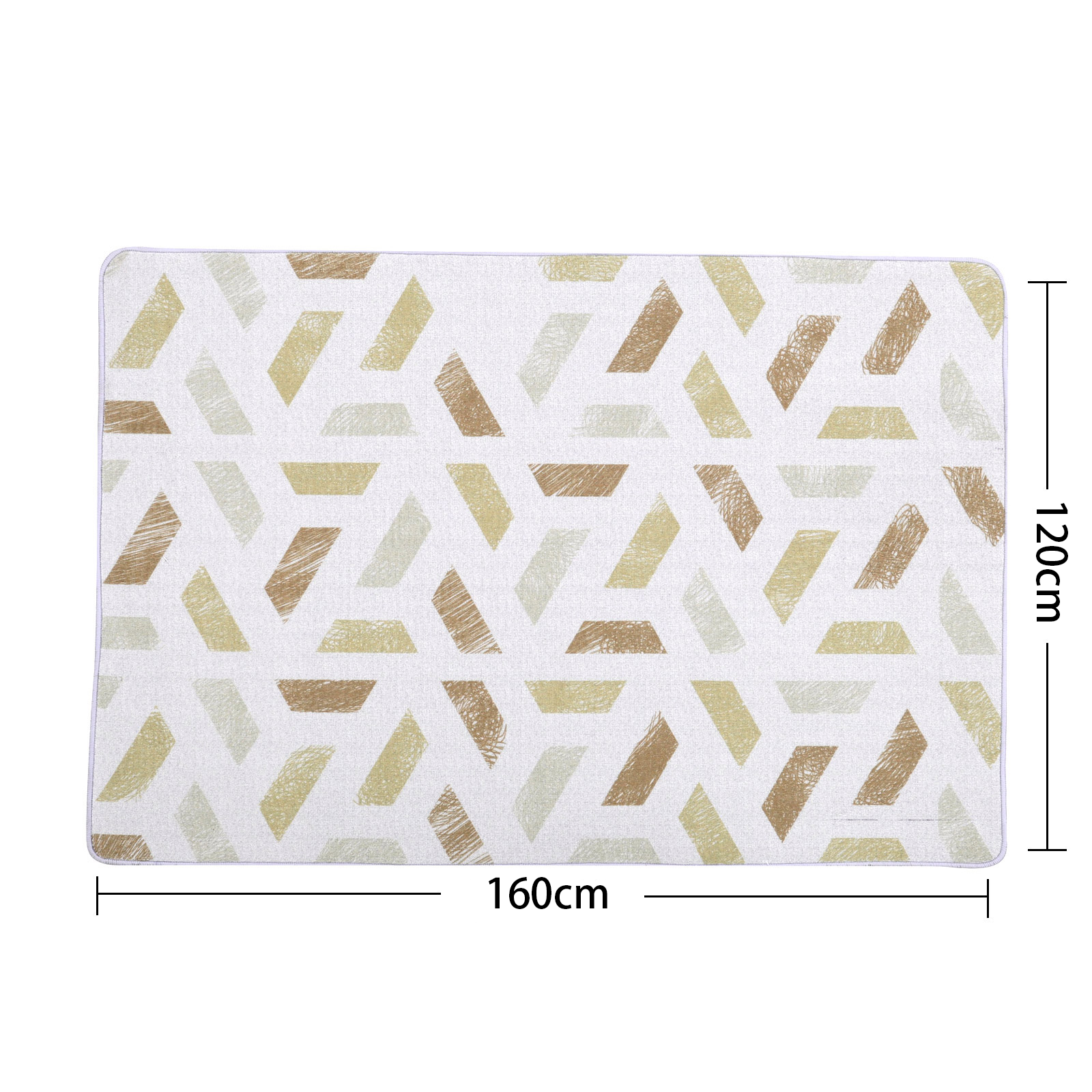 New Rectangular Belgian Velvet Carpet 160 x 120 CM