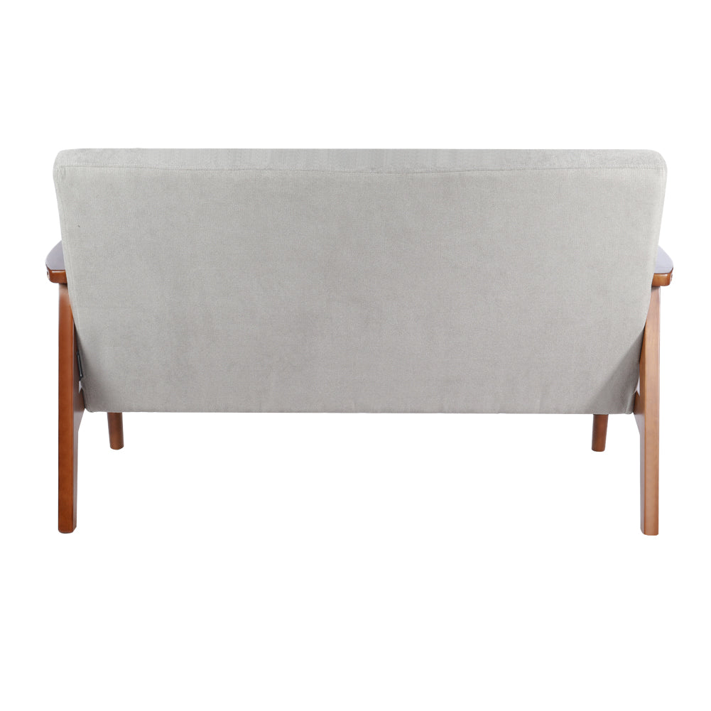New Solid Wooden Frame Upholstered Tufted Sofa