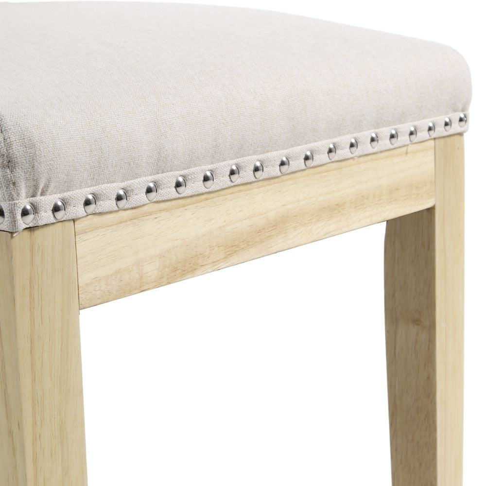 New Modern Upholstered Dining Chair Beige 1PC