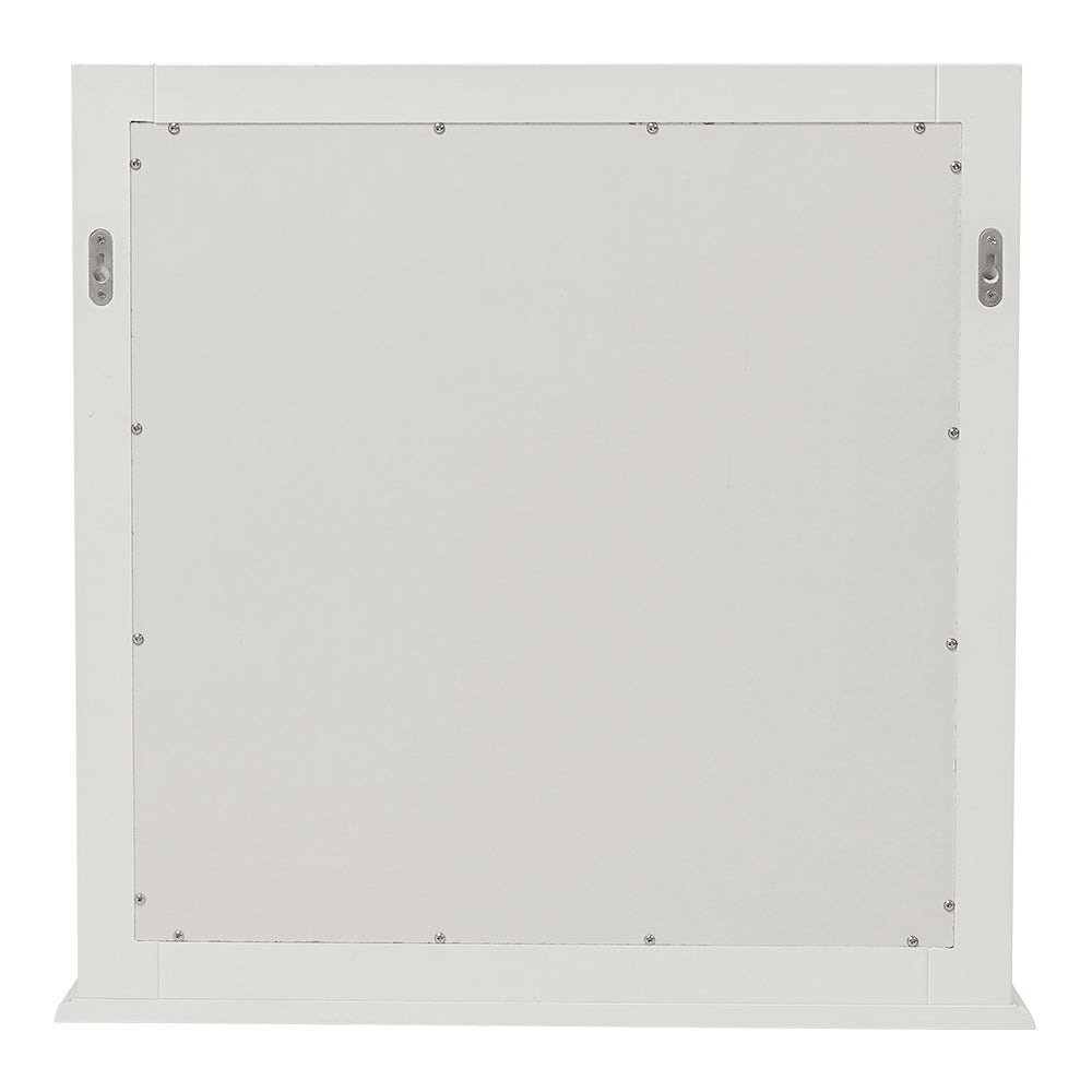 New Raised Doors Bathroom Mirror with Shelf