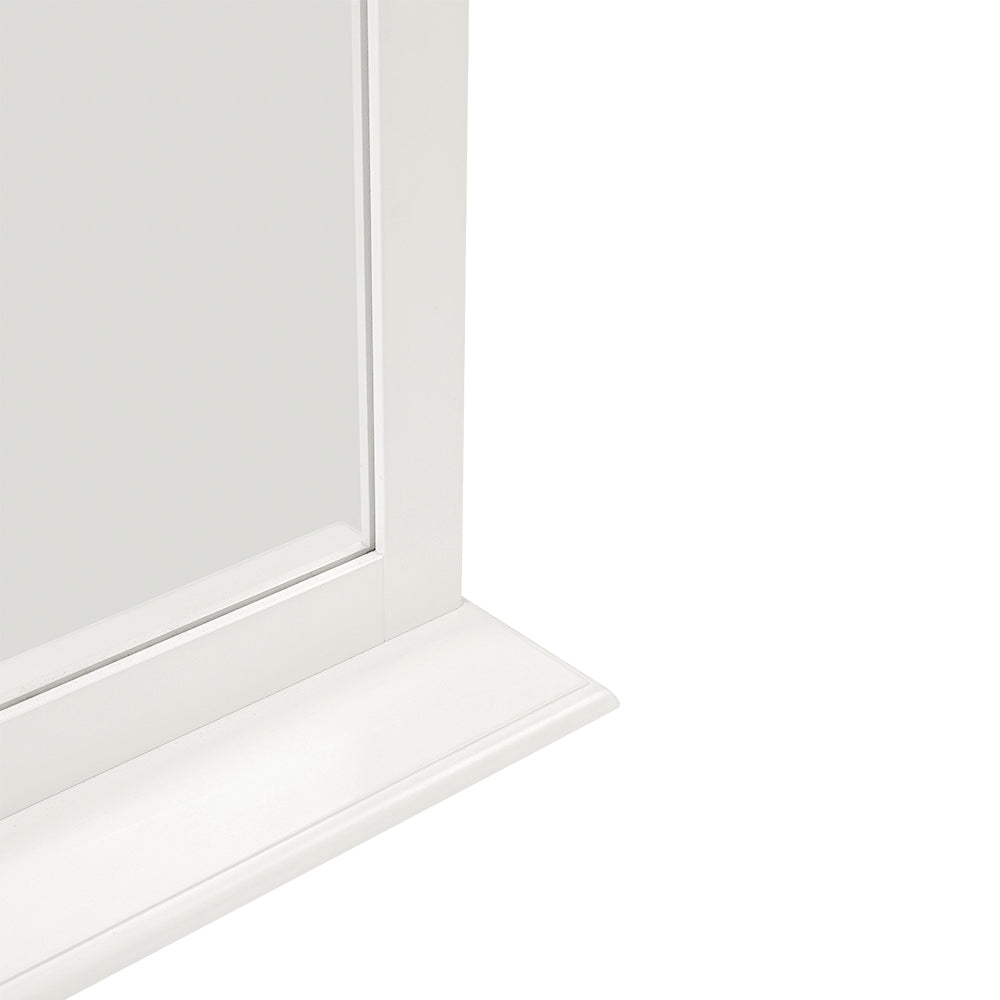 New Raised Doors Bathroom Mirror with Shelf